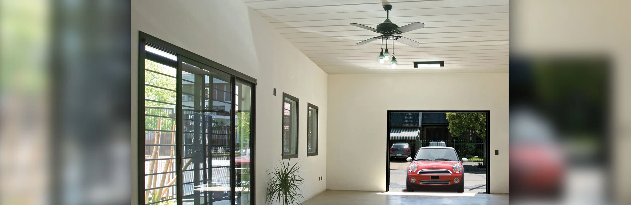 Detalle de cielorraso terminado Cerbelu